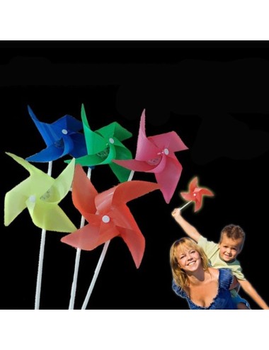 Molinos de viento luminosos