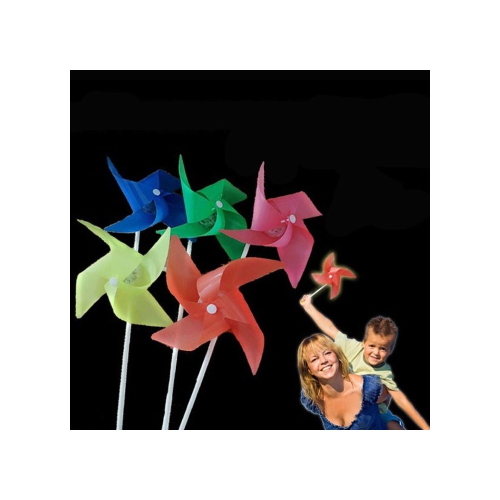 Molinos de viento luminosos