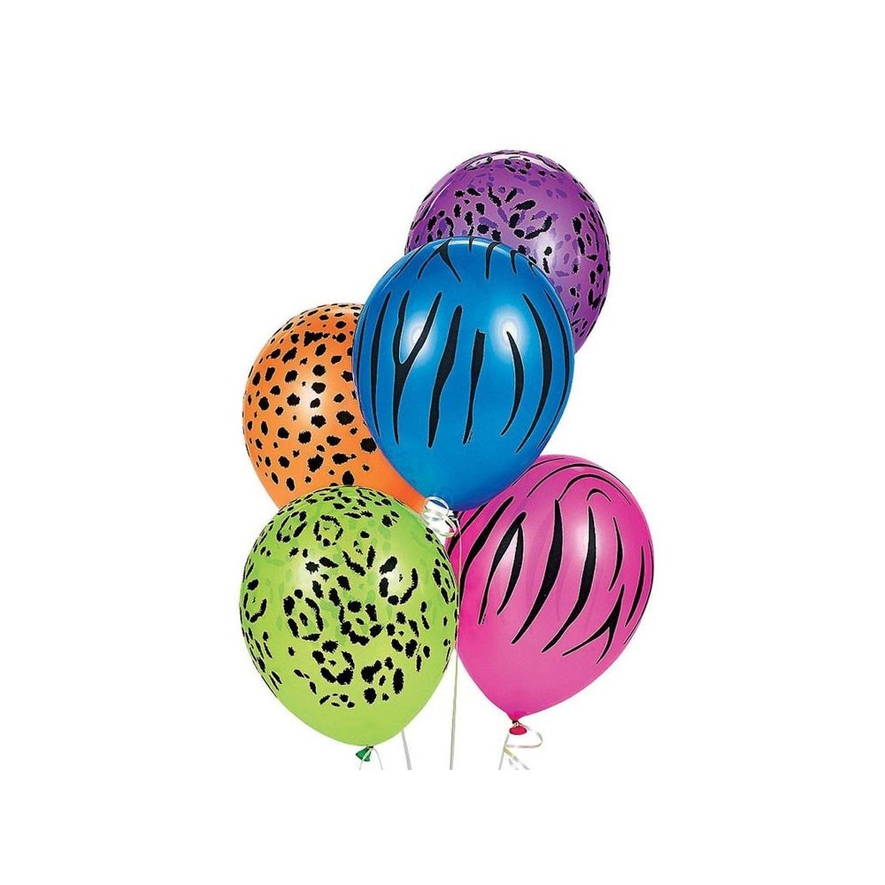 Globos LED estampado animal con botón