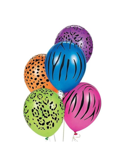 Globos LED estampado animal con botón