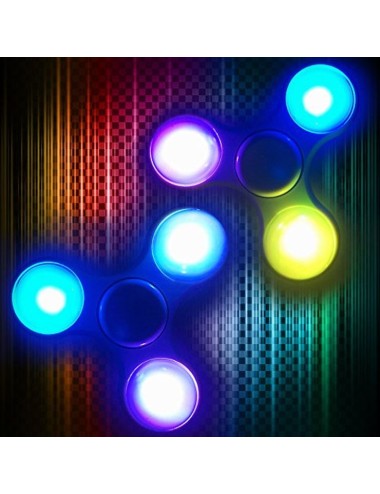 Fidget Spinner luz LED