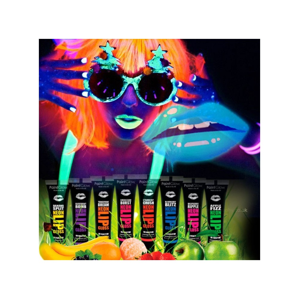 Gloss labial fluorescente UV