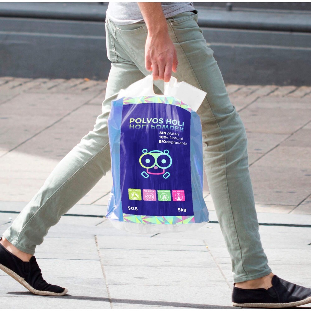 Bolsas de Polvos Holi de 5 kg azul