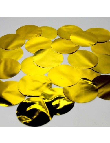 Confeti redondo metalizado