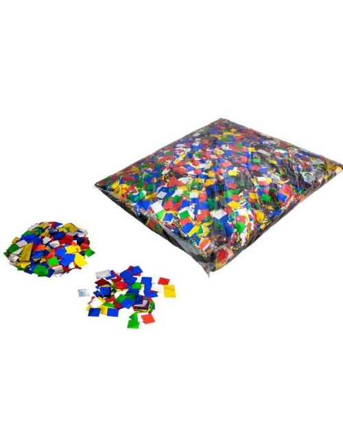 Confeti cuadrado metalizado