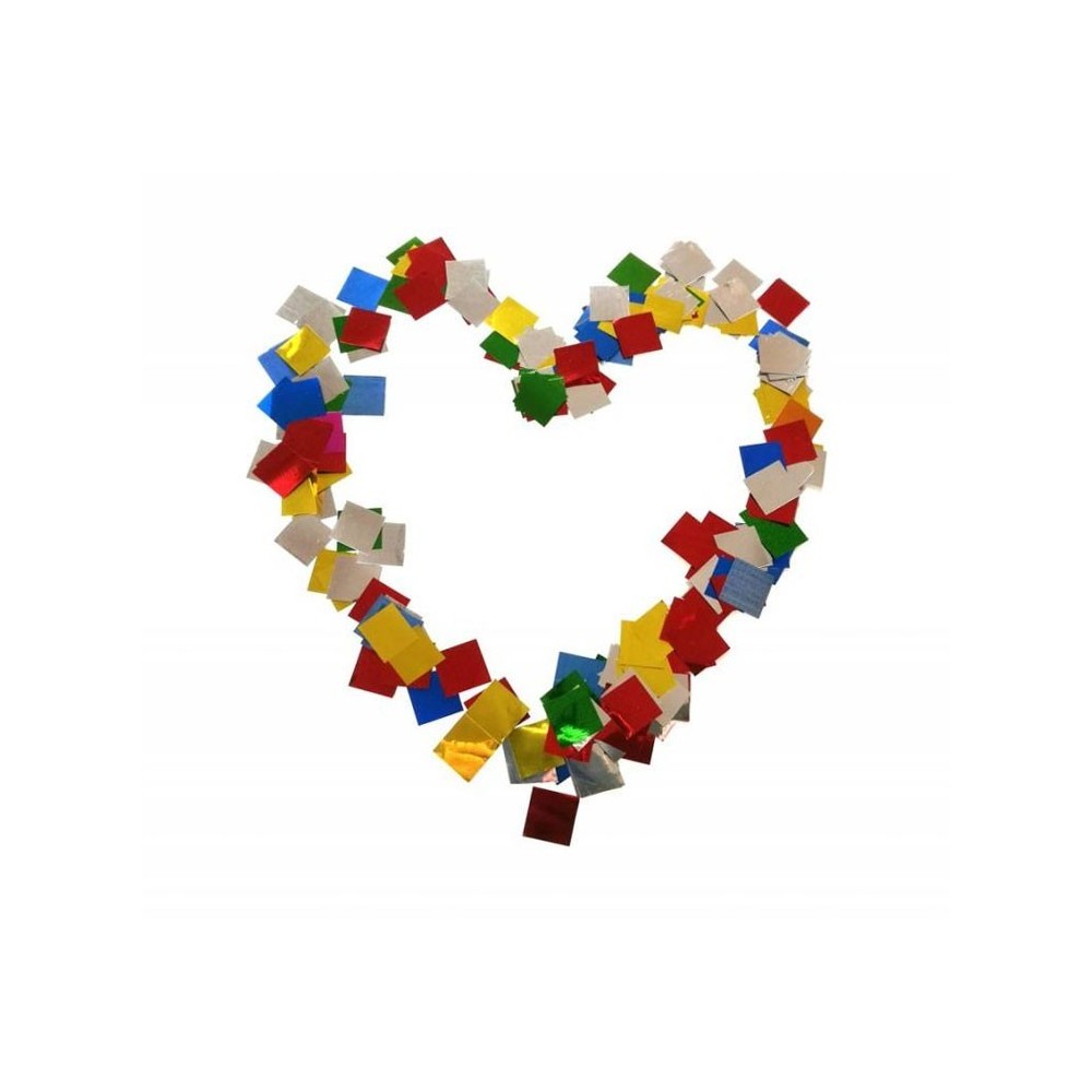 Confeti bodas metalizado