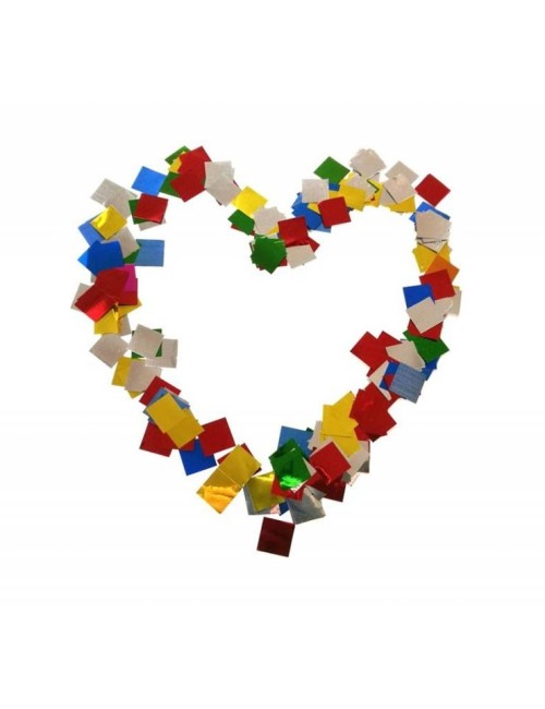 Confeti bodas metalizado