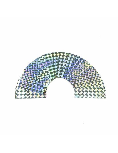 Confeti plateado reflectante