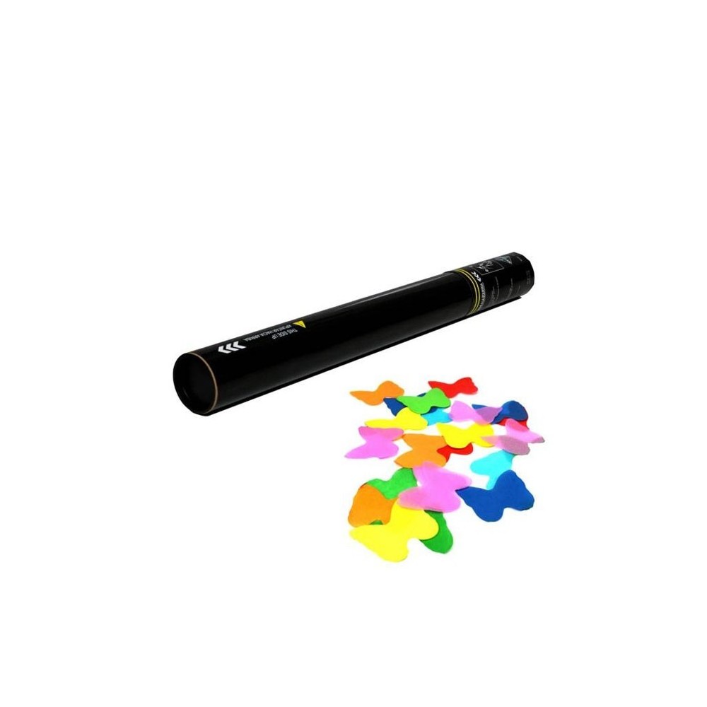 Cañón confeti mariposas manual
