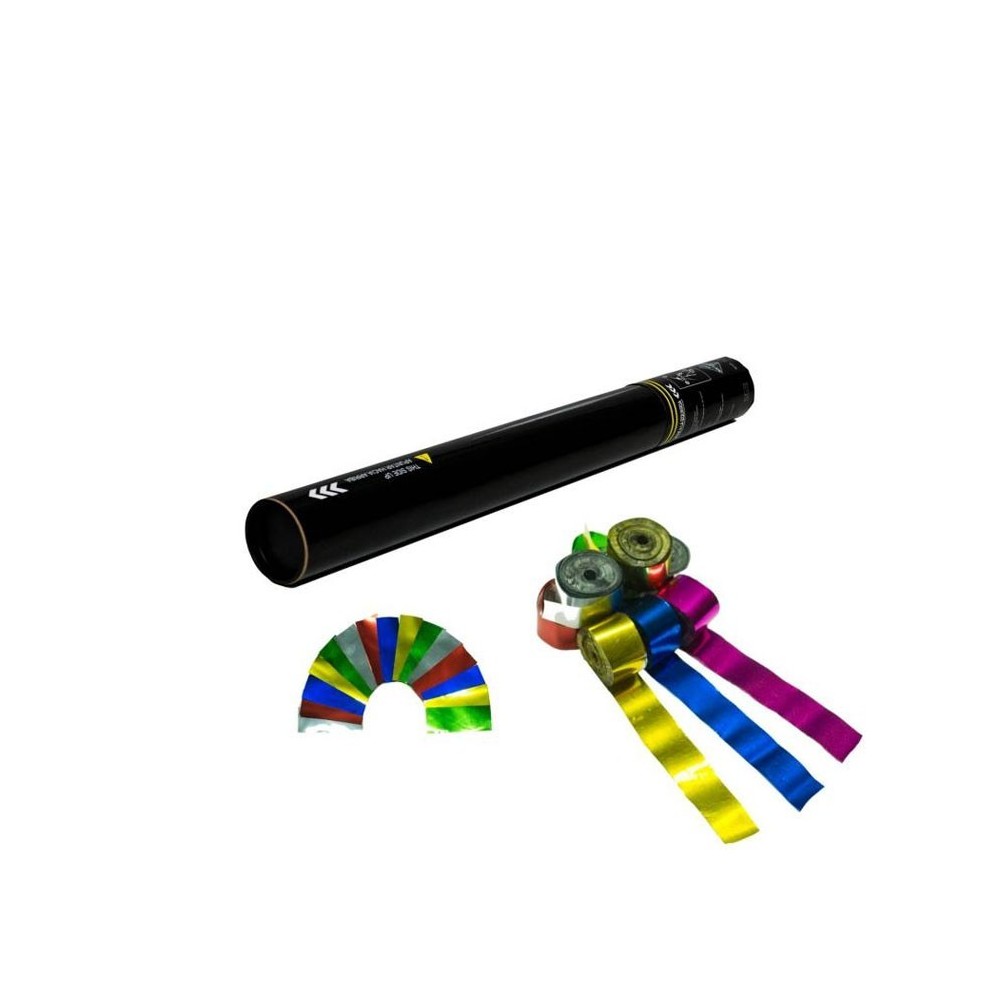 Cañón mix confeti/serpentinas metalizadas