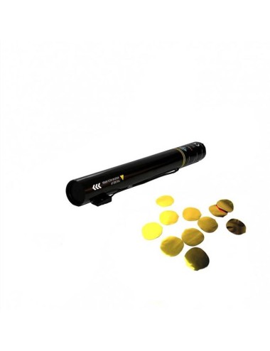 Cañón eléctrico confeti bodas metalizado