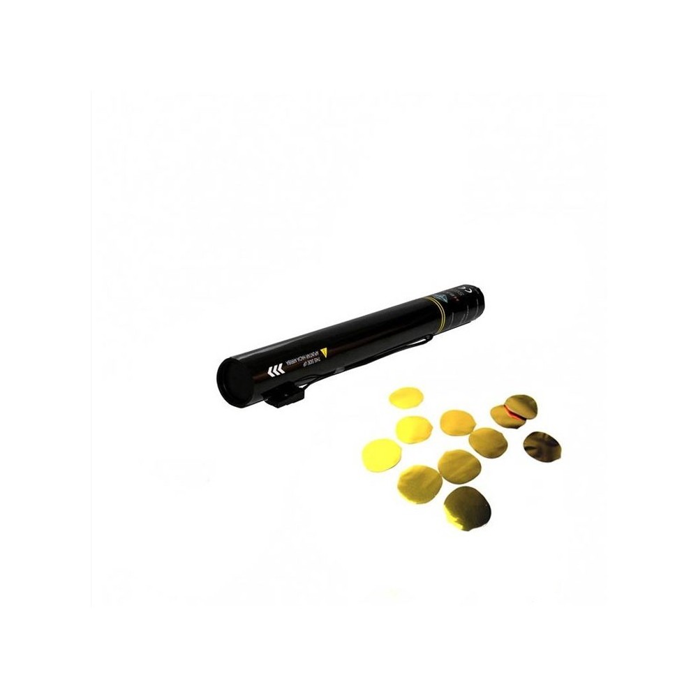 Cañón eléctrico confeti bodas metalizado