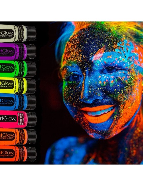 Pack Fiesta del Semáforo con Pintura Fluorescente