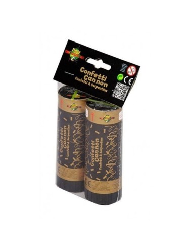 Mini cañón mix confeti/serpentinas metalizadas