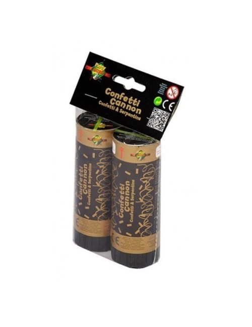 Mini cañón mix confeti/serpentinas metalizadas