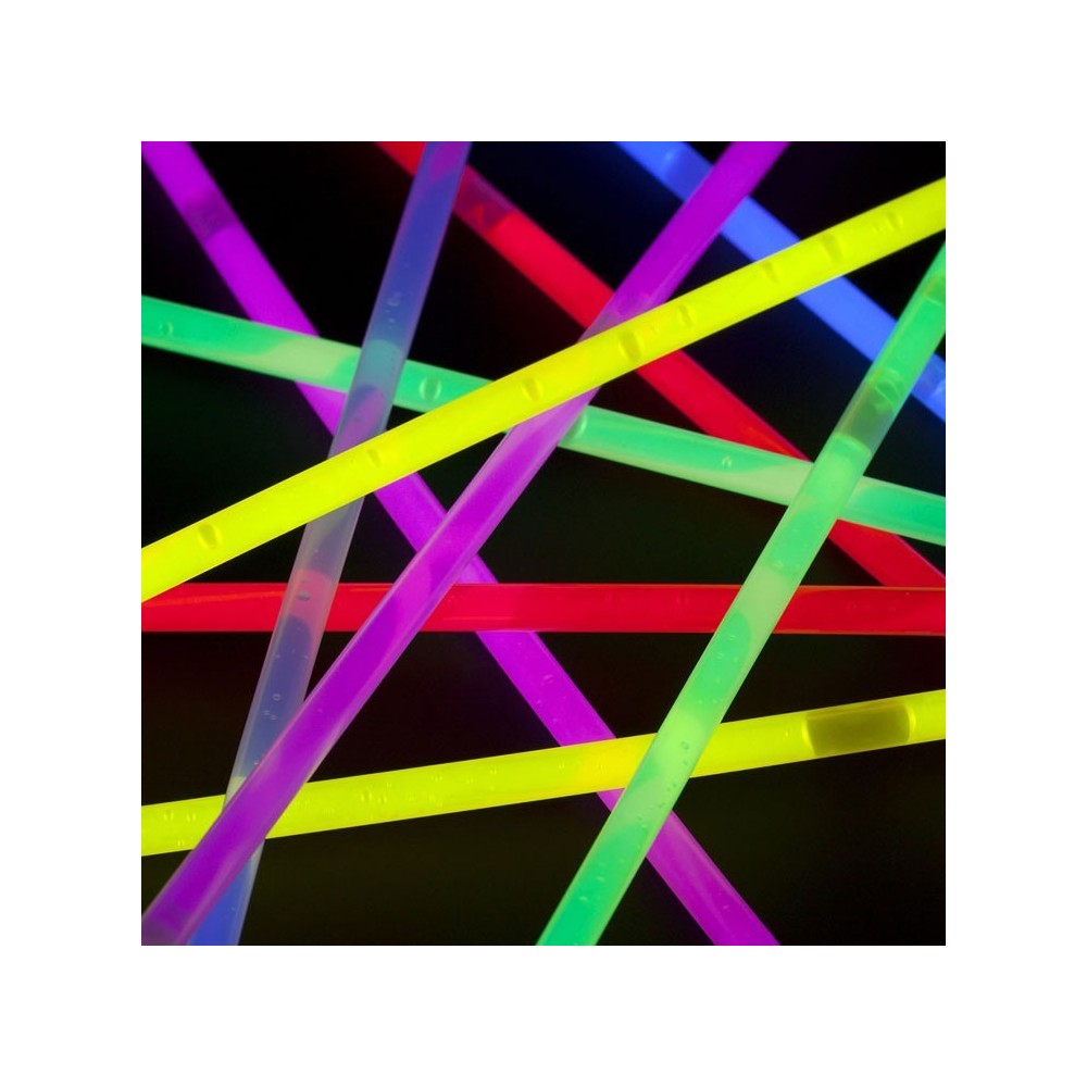 Palitos fluorescentes para fiestas