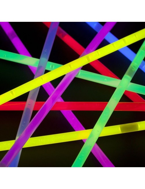Palitos fluorescentes para fiestas