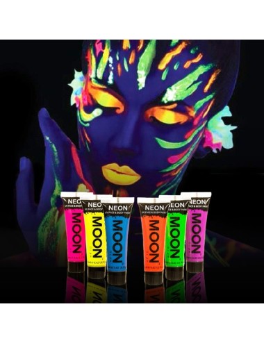 Pintura fluorescente uv azul