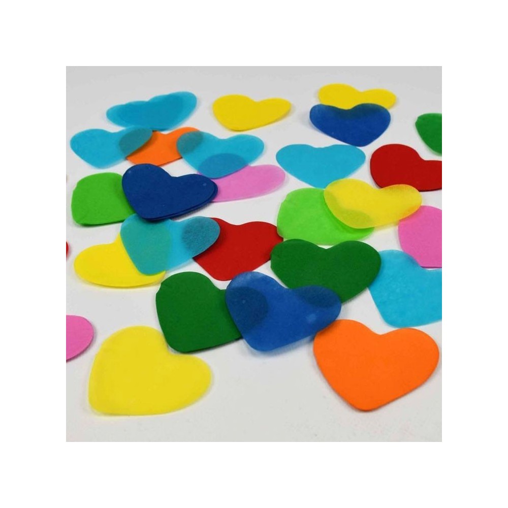 Confeti Biodegradable Papel Corazones