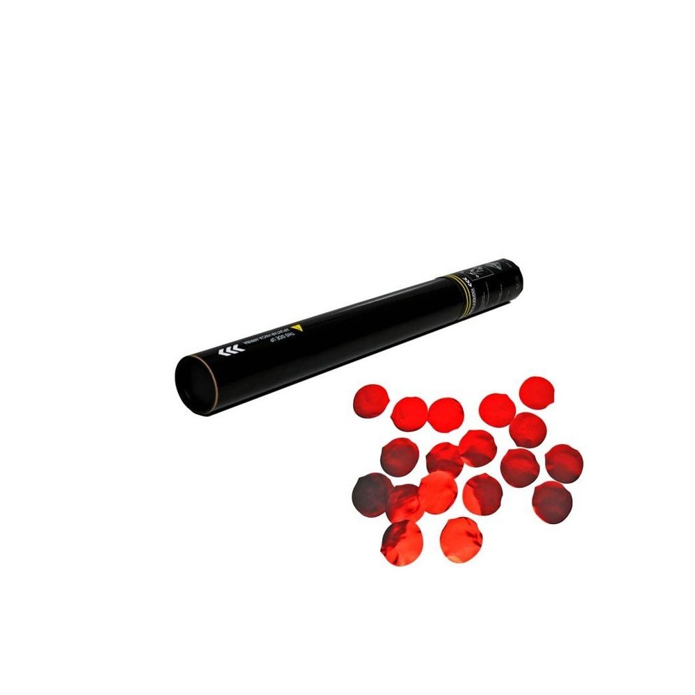 Cañón confeti pétalos metalizados