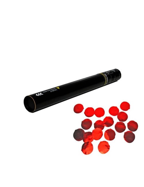 Cañón confeti pétalos metalizados