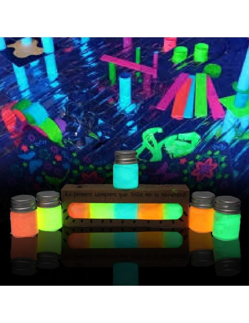 Témperas Fluorescentes para Niños