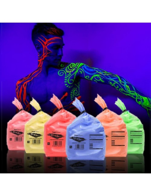 Polvos Pintura Fluorescente 2 kg