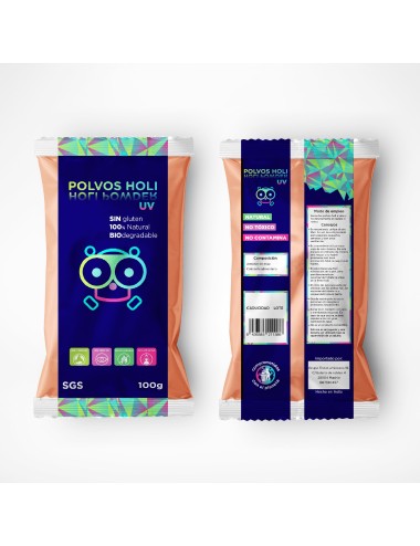 Polvos Holi UV 100 gramos variados