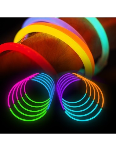 Pulseras luminosas tricolor