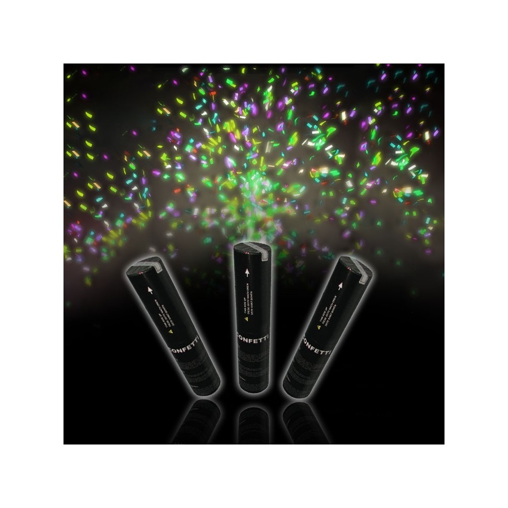 Cañón confeti fluorescente UV