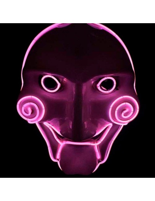 Máscara hilo neón Saw