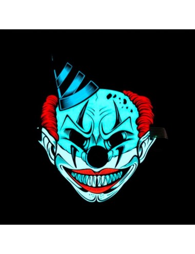 máscaras led sonido payasos