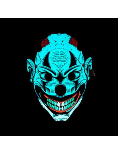 Máscara LED Sonido Payaso Heckles