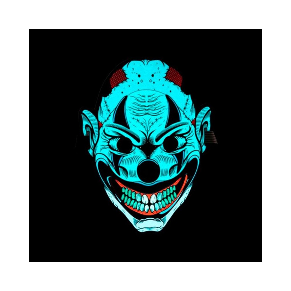 Máscara LED Sonido Payaso Heckles