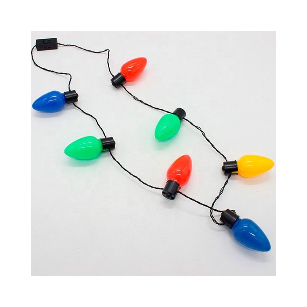 collar luces Navidad