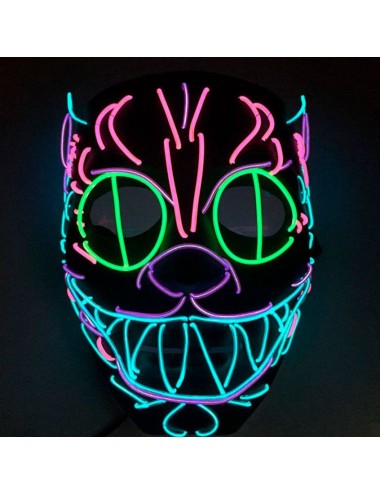 máscara led gato