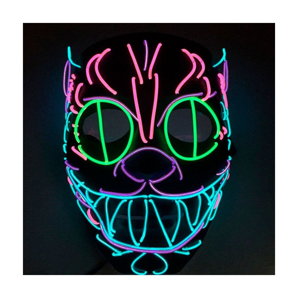 máscara led gato