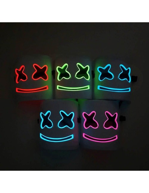 máscaras led marshmello
