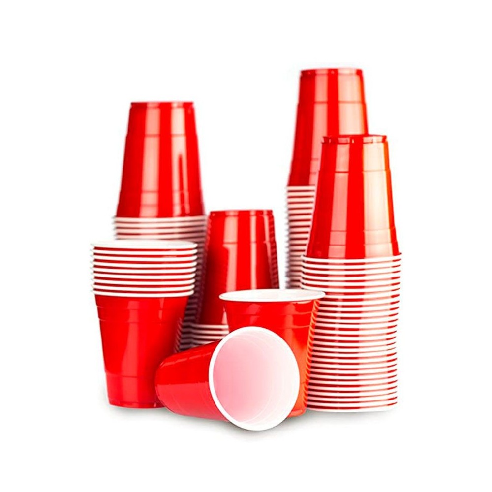 Vasos Rojos Americanos Beer Pong