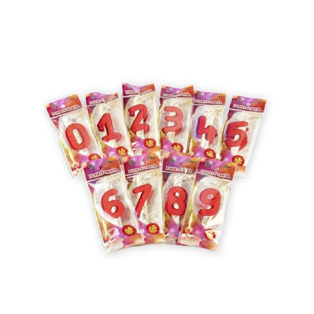 bengalas pastel números