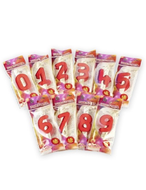 bengalas pastel números