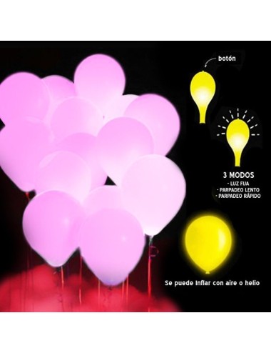 globos led baby shower