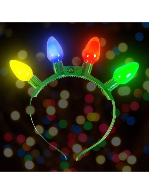 Diadema luces navidad
