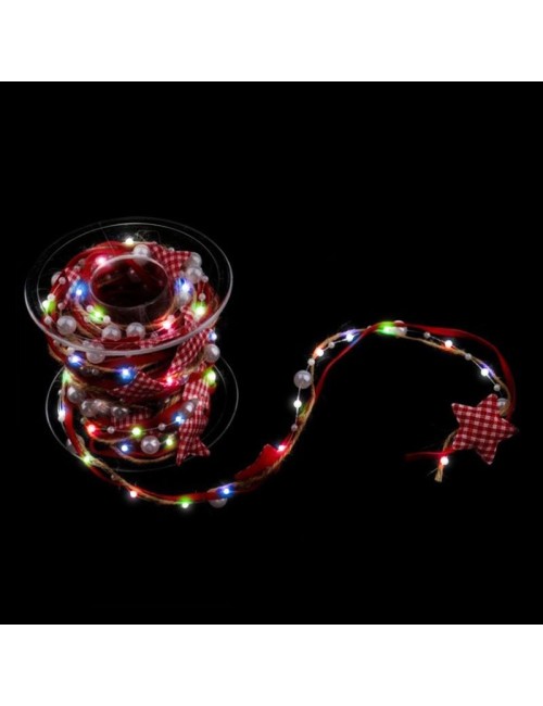 guirnalda luces perlas