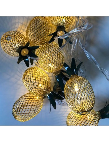 guirnalda luces piñas