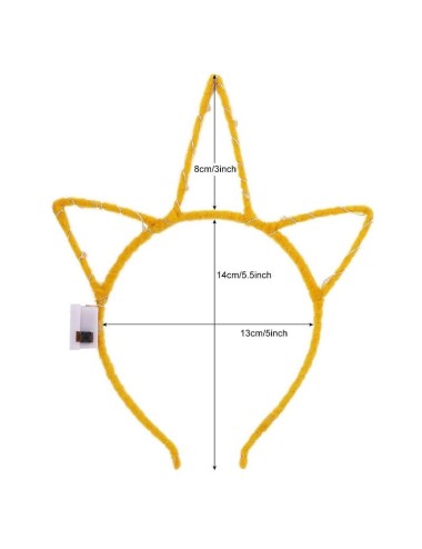 diadema led unicornio