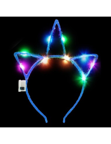 diadema led unicornio