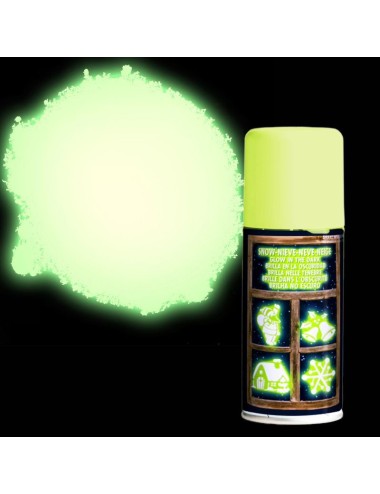 spray nieve fotoluminiscente