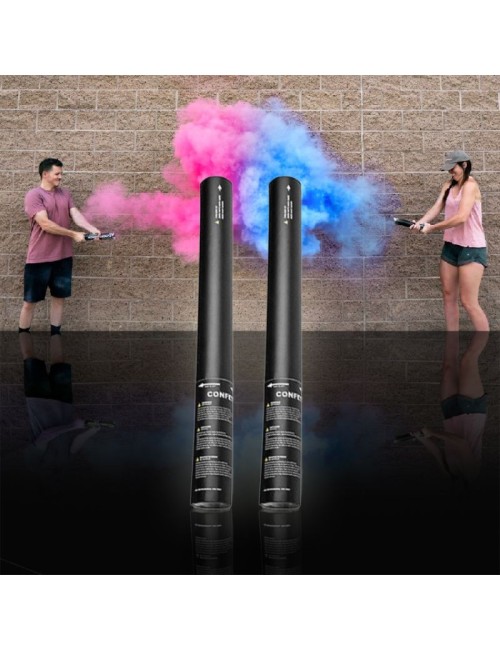 cañones humo gender reveal