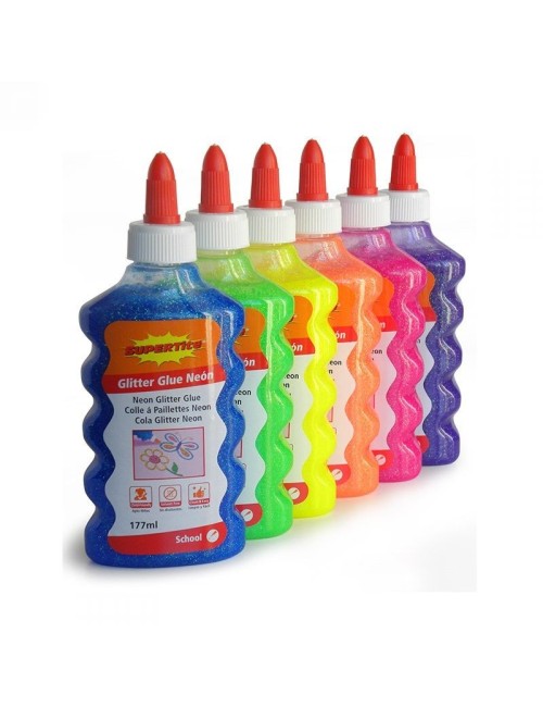 pegamento uv purpurina